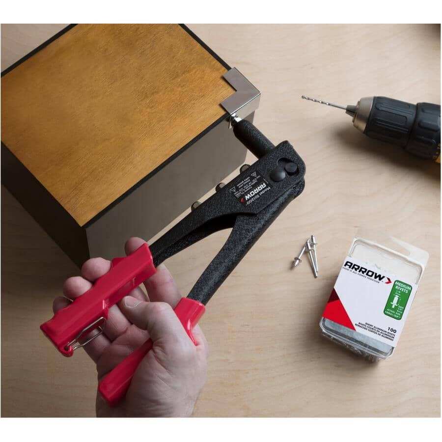 Rivet Gun - 4 Nose Pieces + Wrench