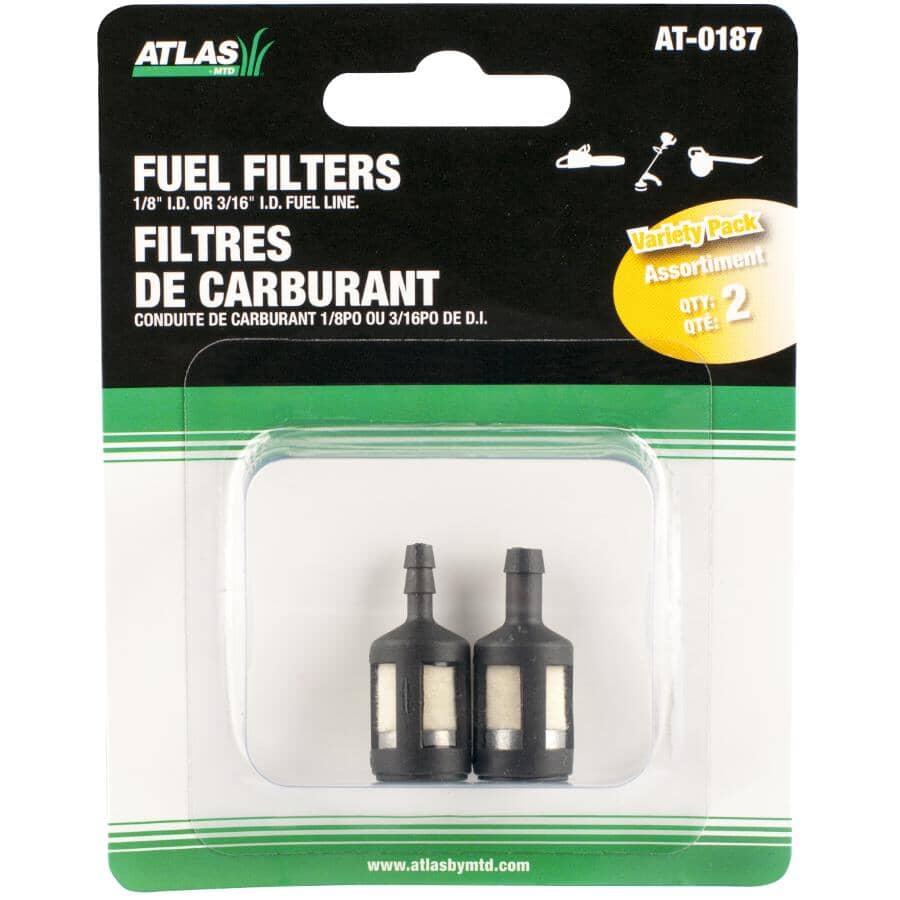 2 Pack Trimmer Replacement Fuel Filters
