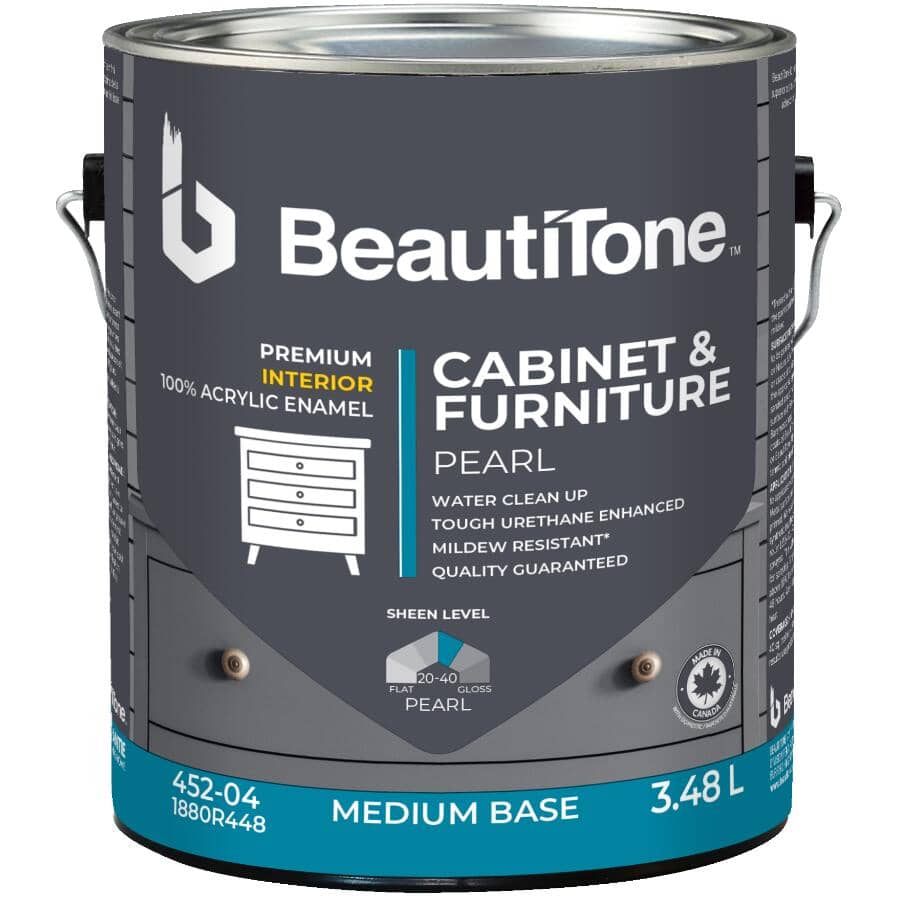 Cabinet & Furniture Interior Acrylic Paint - Medium Base, 3.48 L