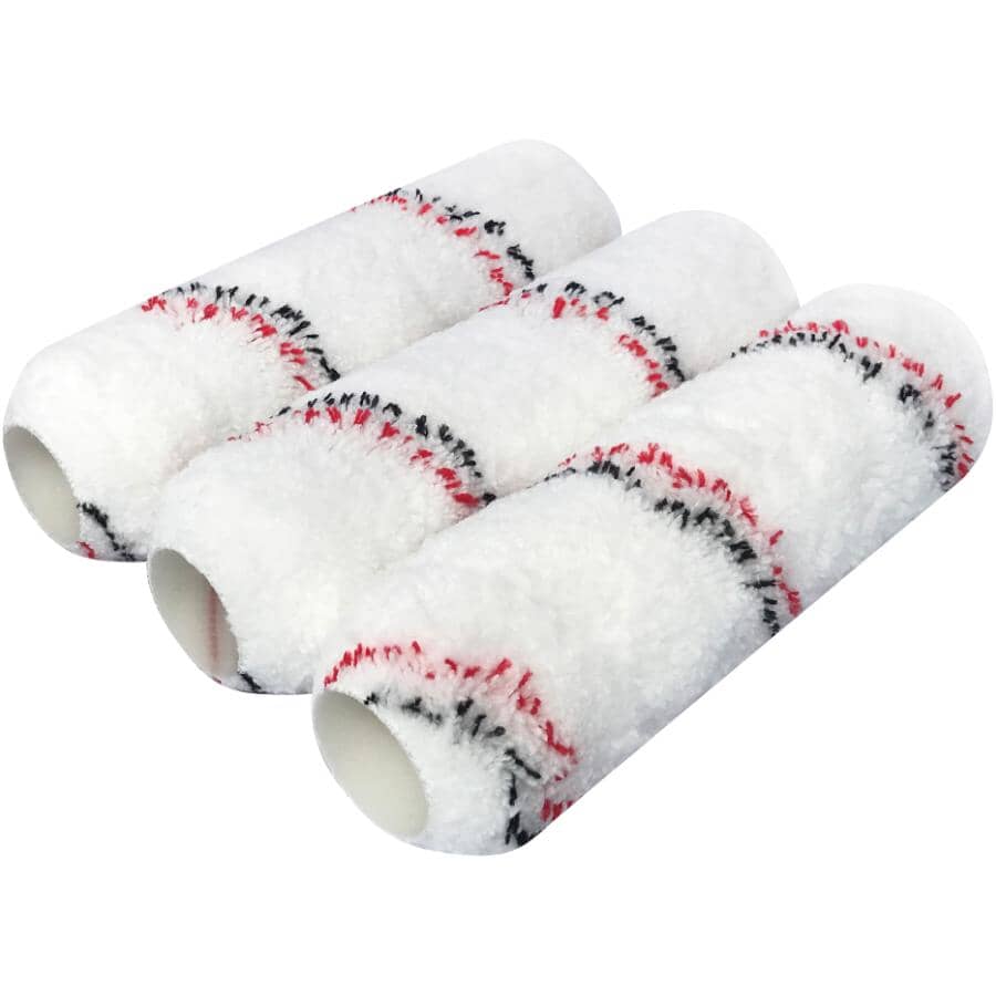 Fabric Microfibre Roller Covers - 240 mm x 15 mm, 3 Pack