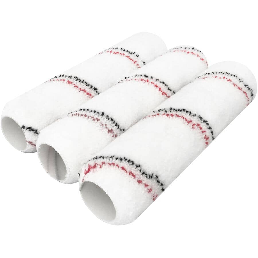 Fabric Microfibre Roller Covers - 240 mm x 10 mm, 3 Pack