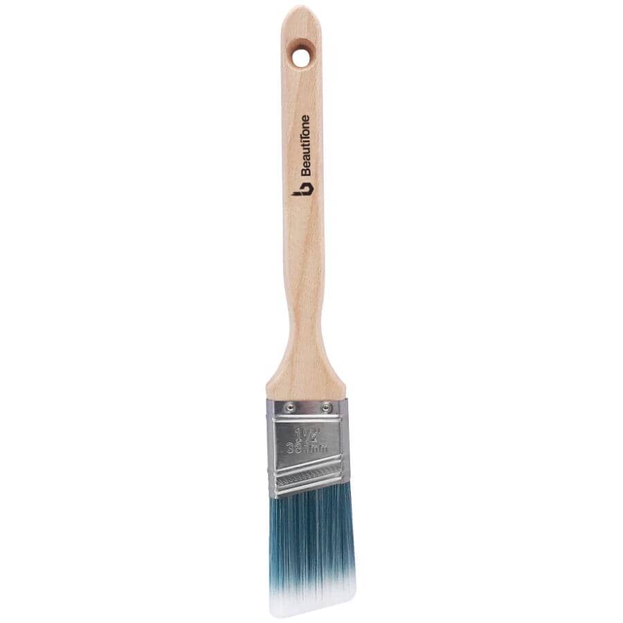 Polyester / Nylon Blend Angular Sash Paint Brush - 1.5" / 38 mm