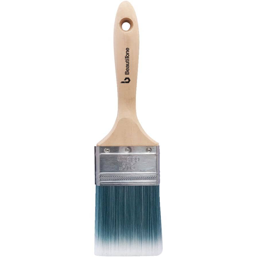 Polyester / Nylon Blend Flat Paint Brush - 2.5" / 63 mm