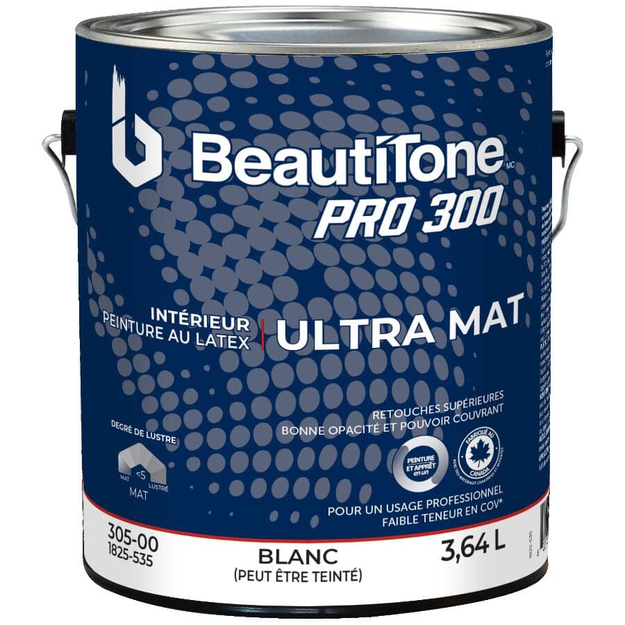 Interior Latex Ultra Flat Touch-Up Paint - White, 3.64 L