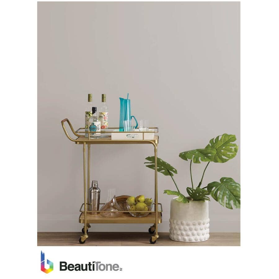 Premium Interior Latex Eggshell Paint & Primer - High Hide White, 911 ml