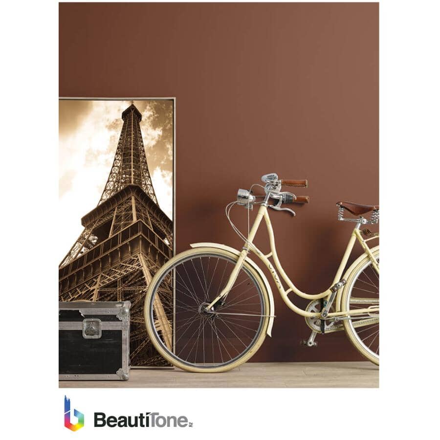 Premium Interior Latex Eggshell Paint & Primer - High Hide White, 911 ml