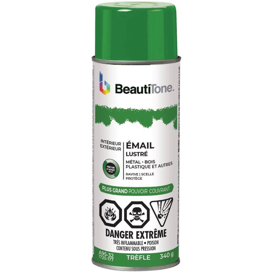 Solvent Enamel Spray Paint - Gloss Clover, 340 g