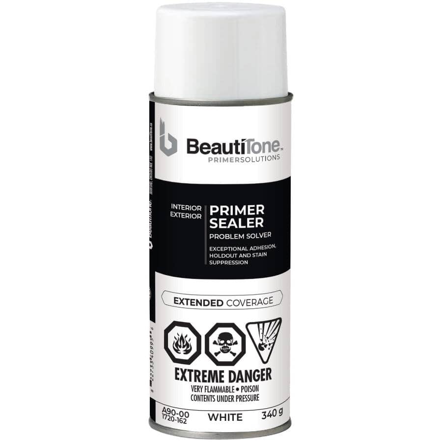 Solvent Primer Spray Paint - White, 340 g