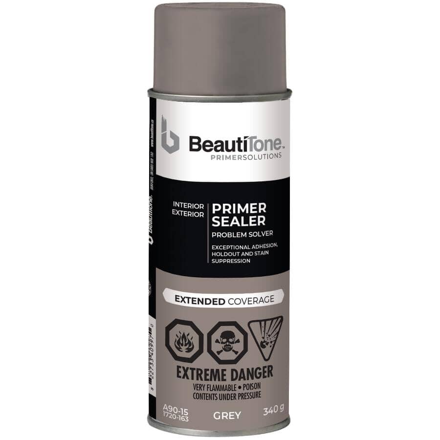 Solvent Primer Spray Paint - Grey, 340 g