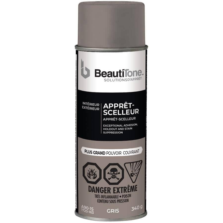 Solvent Primer Spray Paint - Grey, 340 g