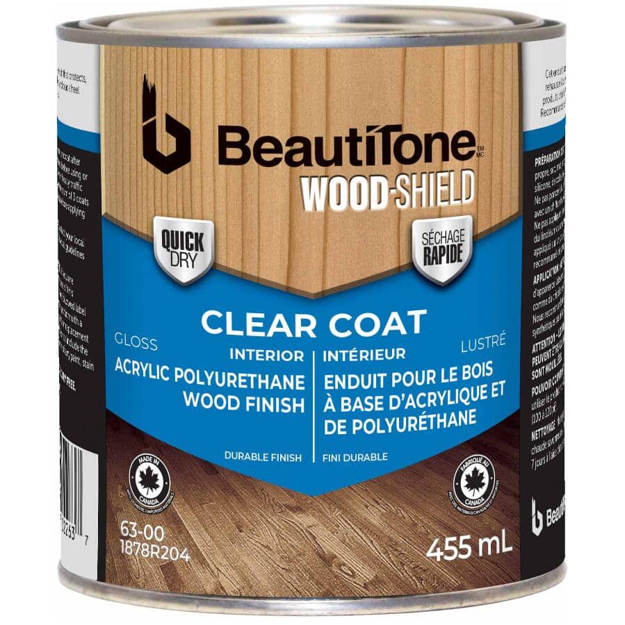 Acrylic Polyurethane Wood Finish - Interior Gloss, 455 ml