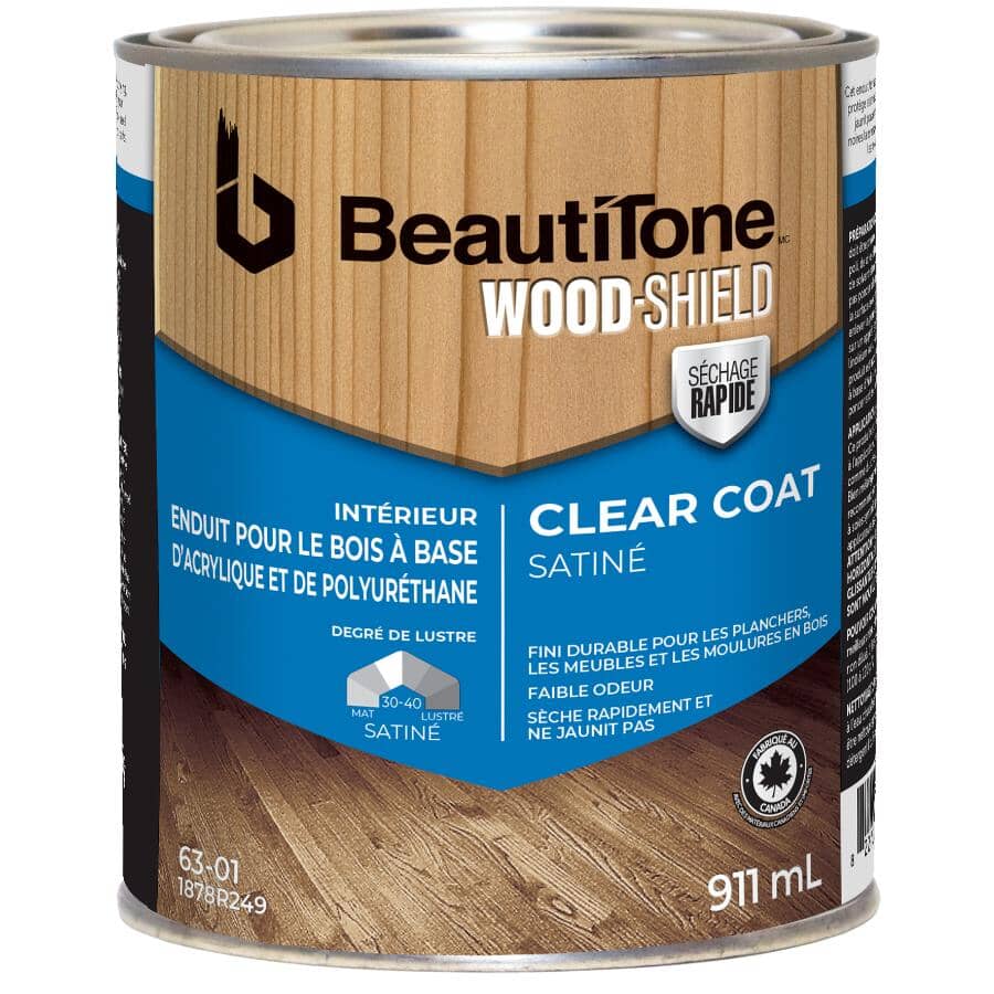 Acrylic Polyurethane Wood Finish - Interior Satin, 911 ml