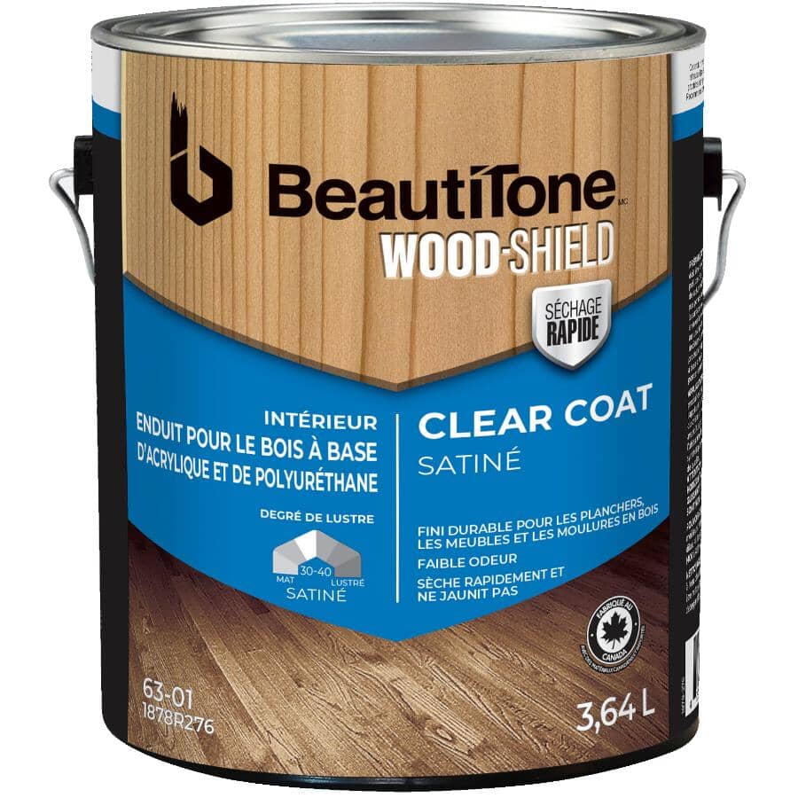 Acrylic Polyurethane Wood Finish - Interior Satin, 3.64 L