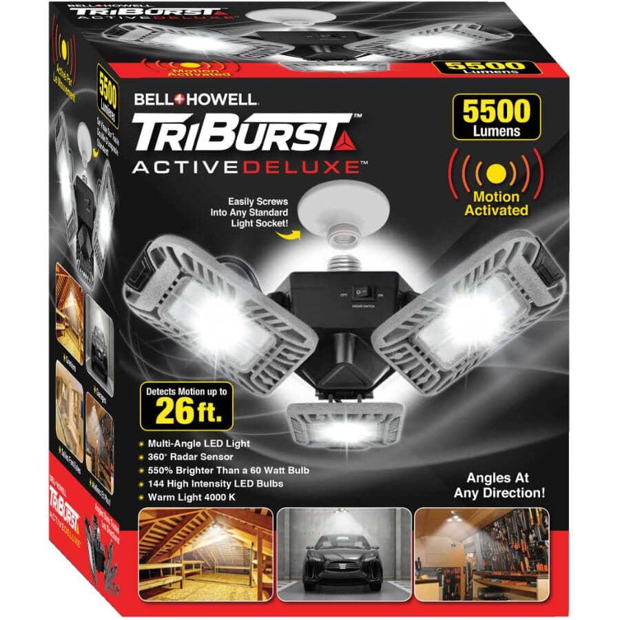 Active Deluxe TriBurst Multi-Directional LED Light - 5500 Lumens