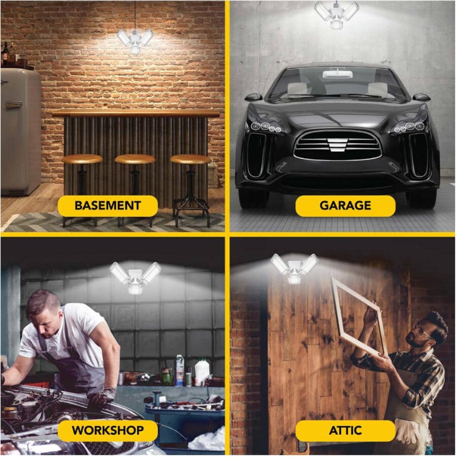 As Seen On TV TriBurst Multi-Directional LED Light with Remote - 4000 Lumens