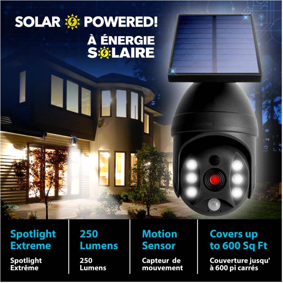 Bionic Spotlight Extreme Solar Powered Motion Sensor Security Light