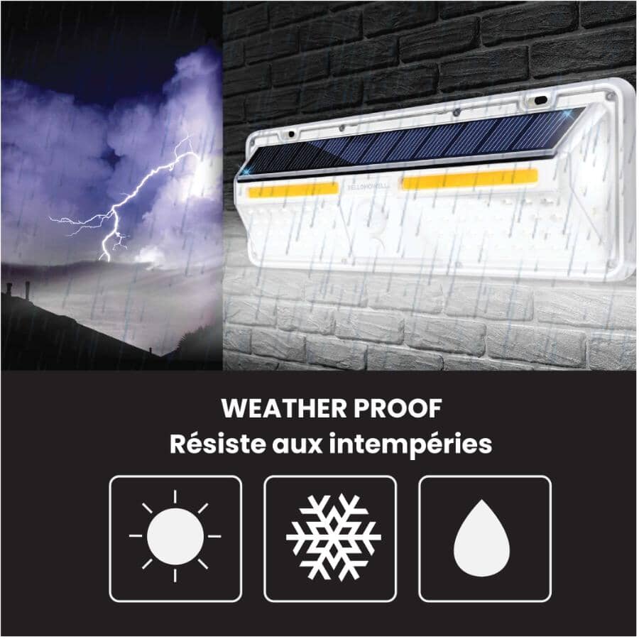 Bionic Wall Light XL Solar Powered Motion Sensor Security Light