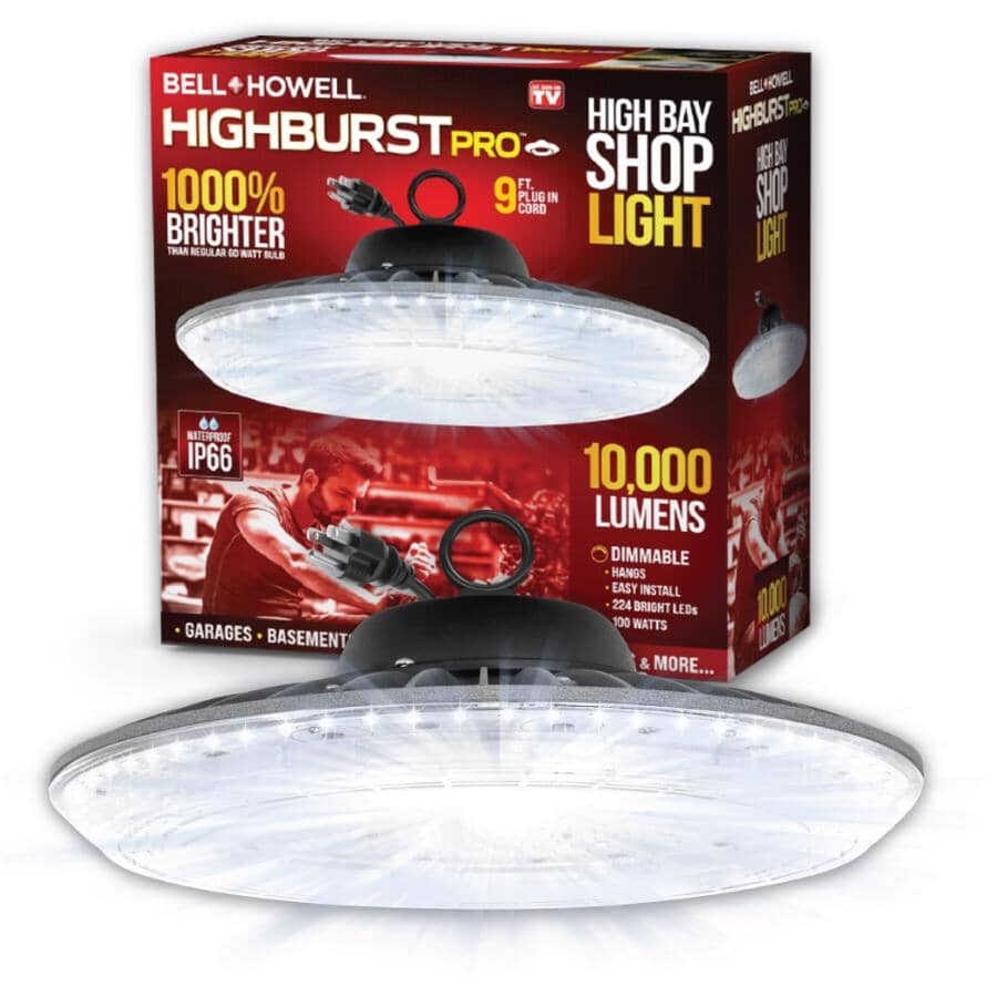 Highburst Pro High Bay Shop Light - 100W, 10000 Lumens