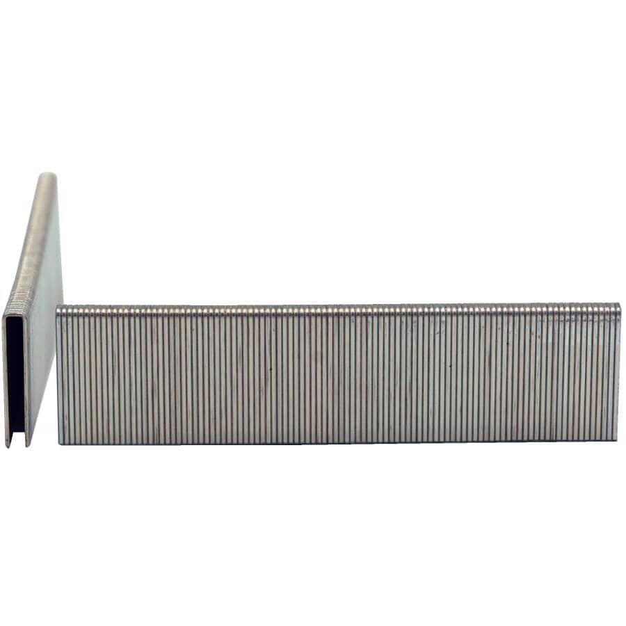 1-1/2" 18 Gauge Galvanized Narrow Crown Staples - 1000 Pack