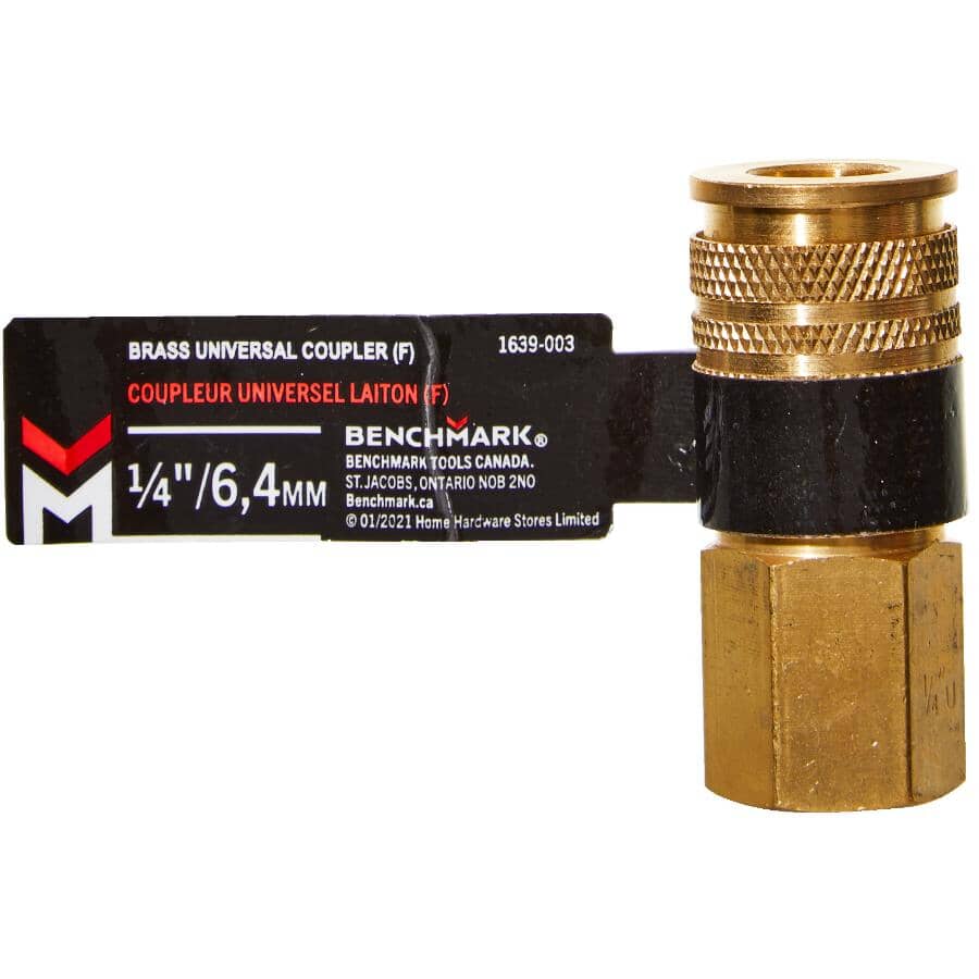 1/4" Female National Pipe Thread Universal Coupler