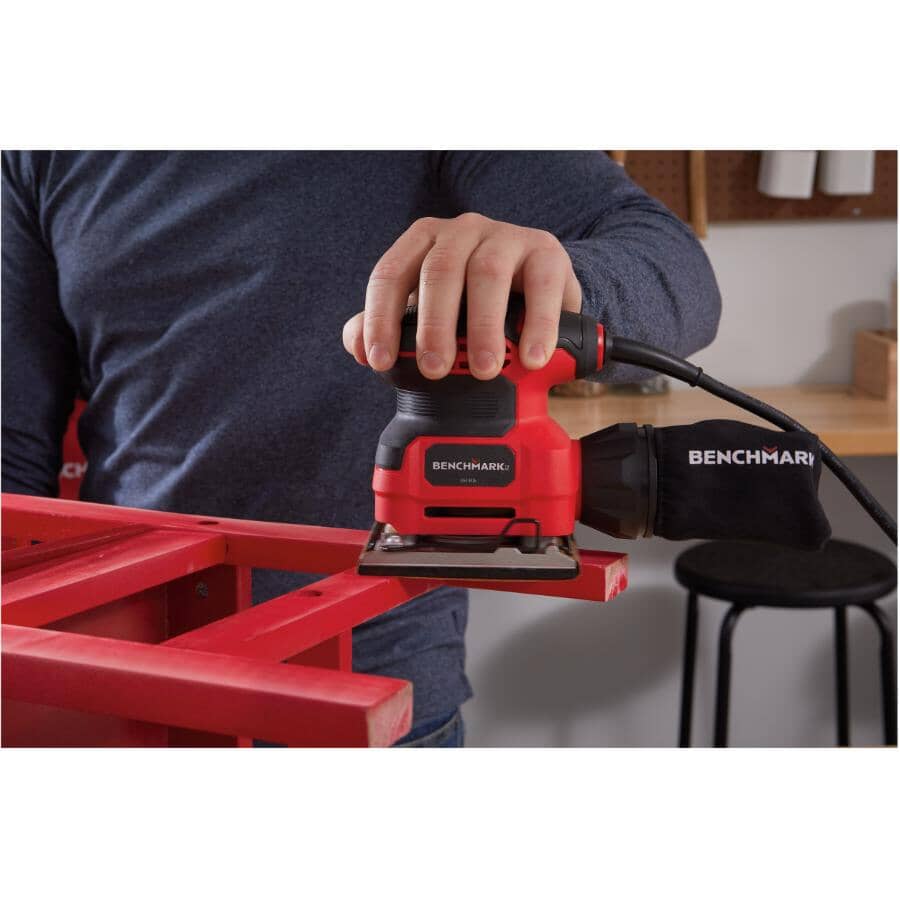 1/4 Sheet Palm Sander - 2 Amp