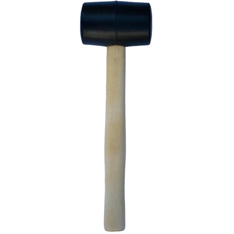 16 oz Black Rubber Mallet