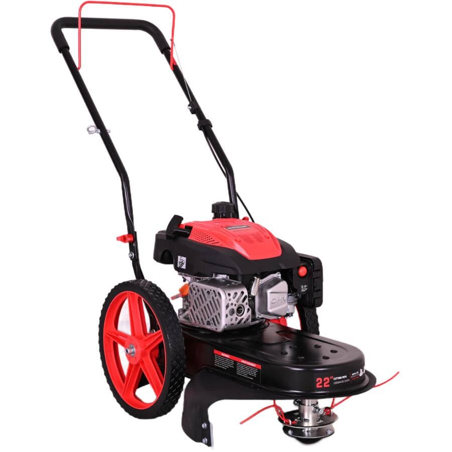 170cc Walk Behind Gas Lawn Trimmer - 22"