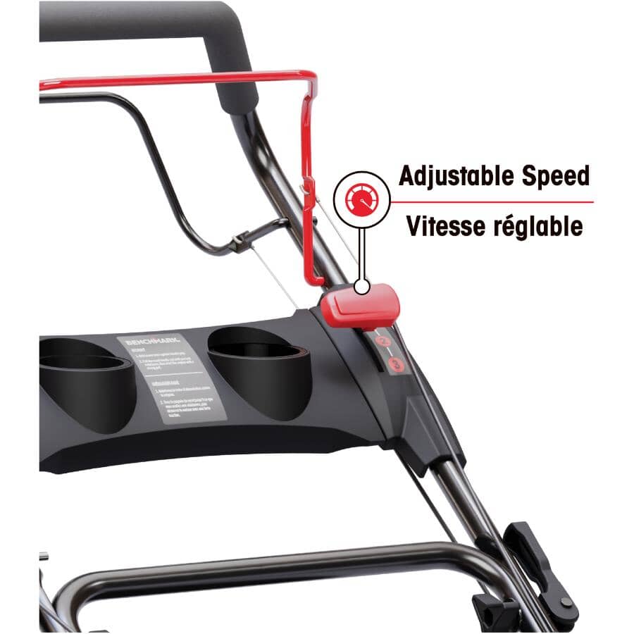 173cc Self-Propelled 3-In-1 Gas Lawn Mower - with Adjustable Speed & Rear Wheel Drive, 22"