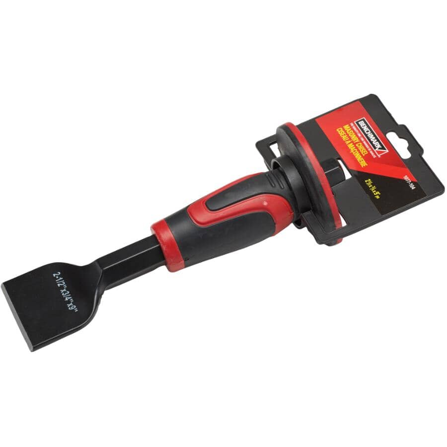 2-1/2" Steel Brick Chisel, with Grip