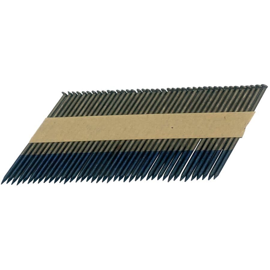2-3/8" Leg x 0.113 Gauge Brite Ring Strip Framing Nails - 30-34 Degree, 2500 pack