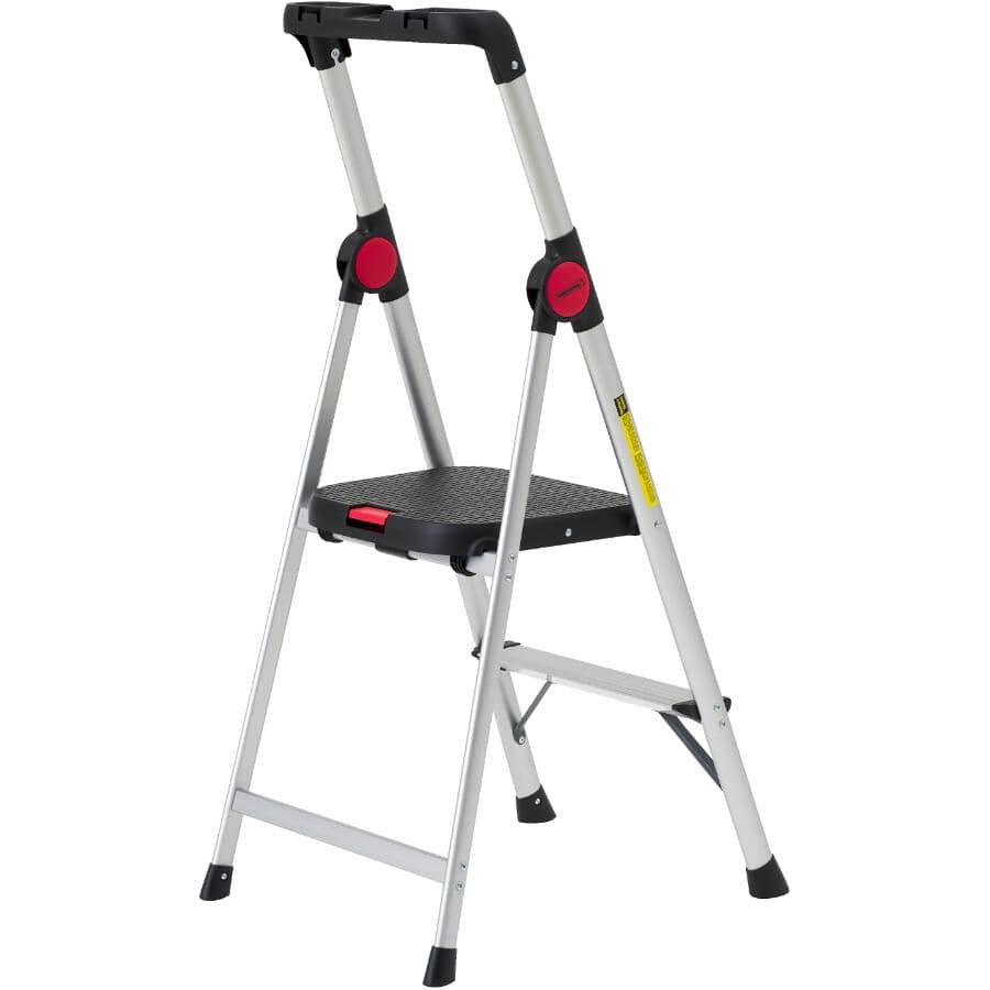 2 Step Aluminum Step Ladder, with High Handrail