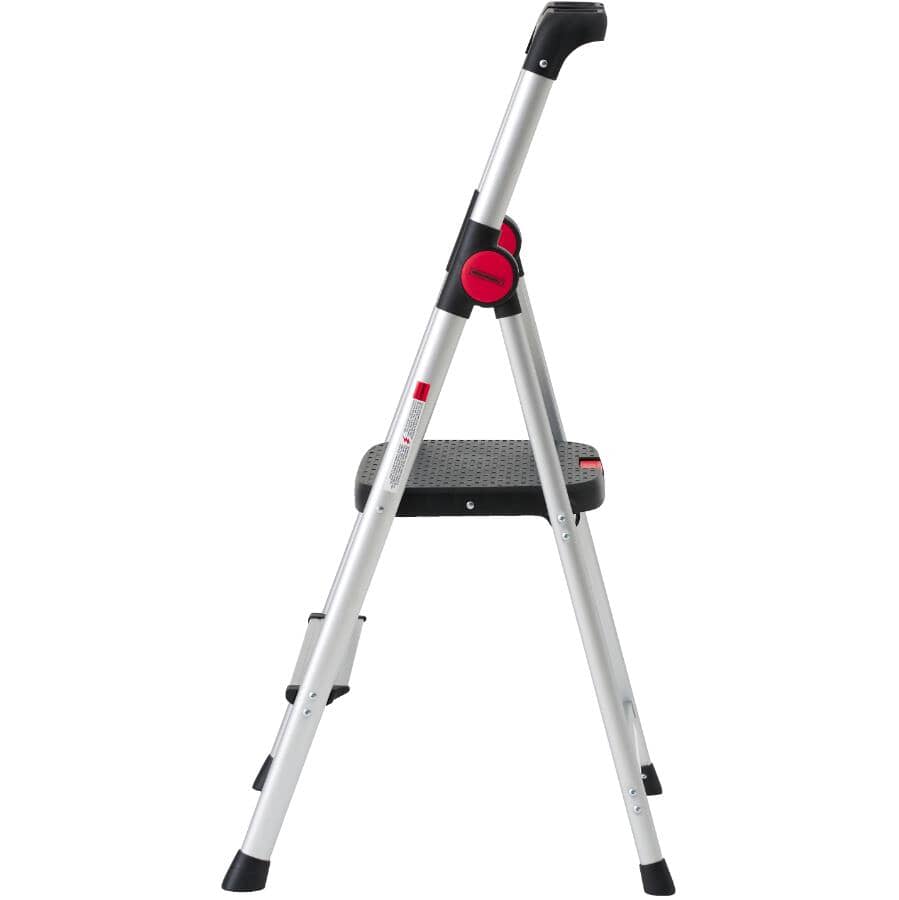 2 Step Aluminum Step Ladder, with High Handrail