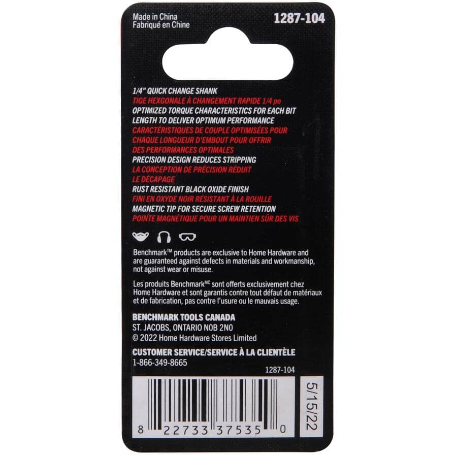 2" T30 Torx Power Bits - 2 Pack