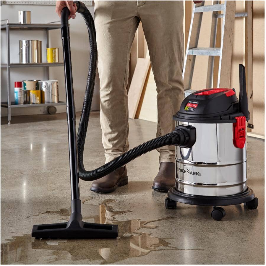 20 L Wet Dry Vacuum - Stainless Steel