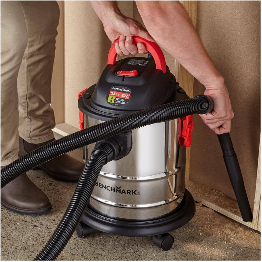 20 L Wet Dry Vacuum - Stainless Steel
