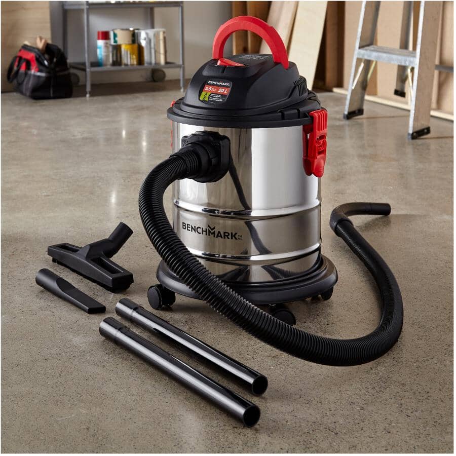20 L Wet Dry Vacuum - Stainless Steel