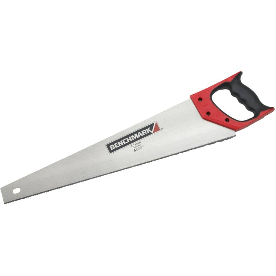 22" x 10 Point Rubber Handle Hand Saw