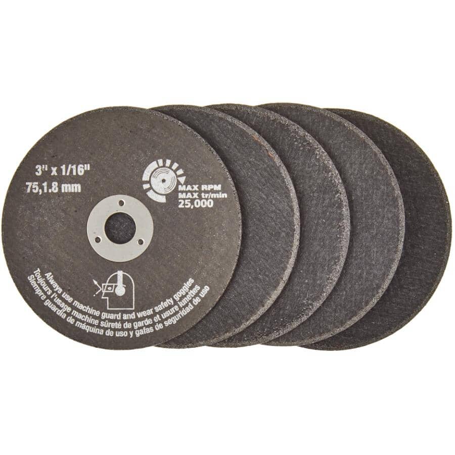 3" Cutting Discs - 5 Piece