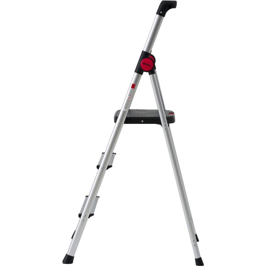 3 Step Aluminum Step Ladder, with High Handrail