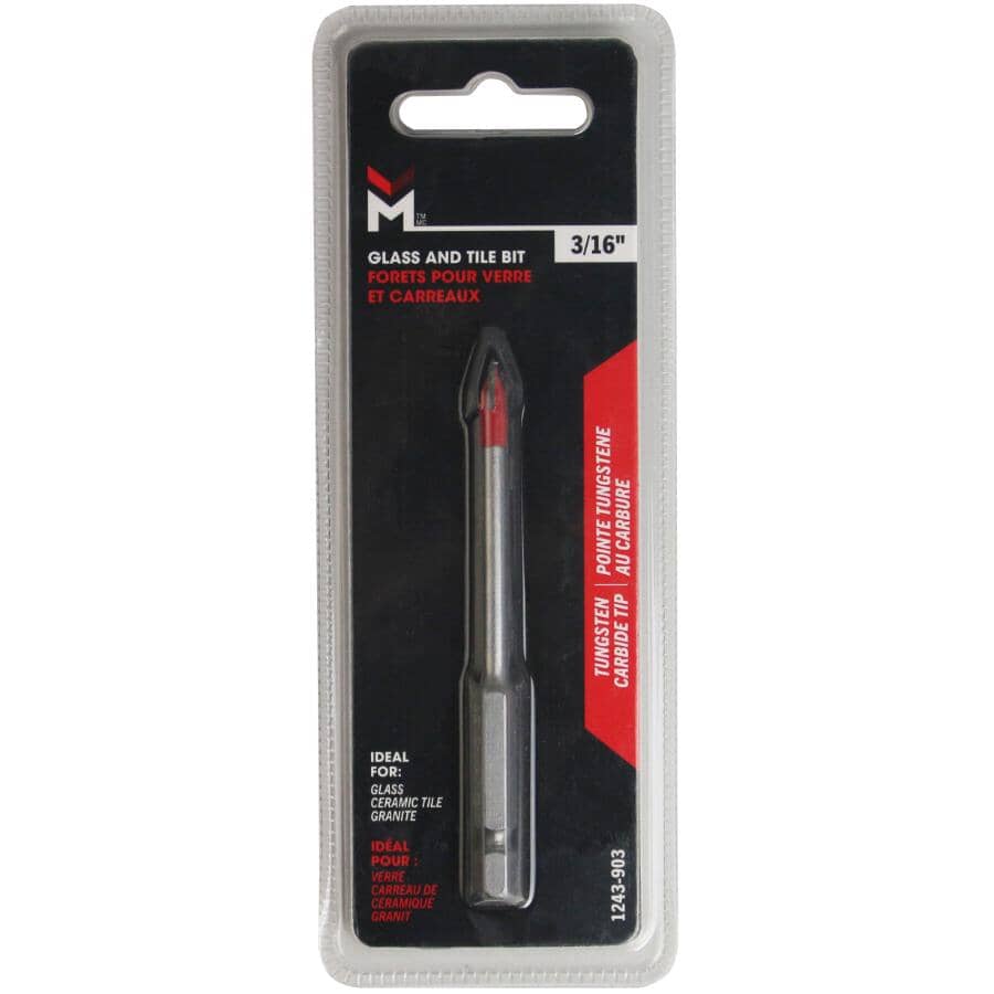 3/16" Glass & Tile Drill Bit