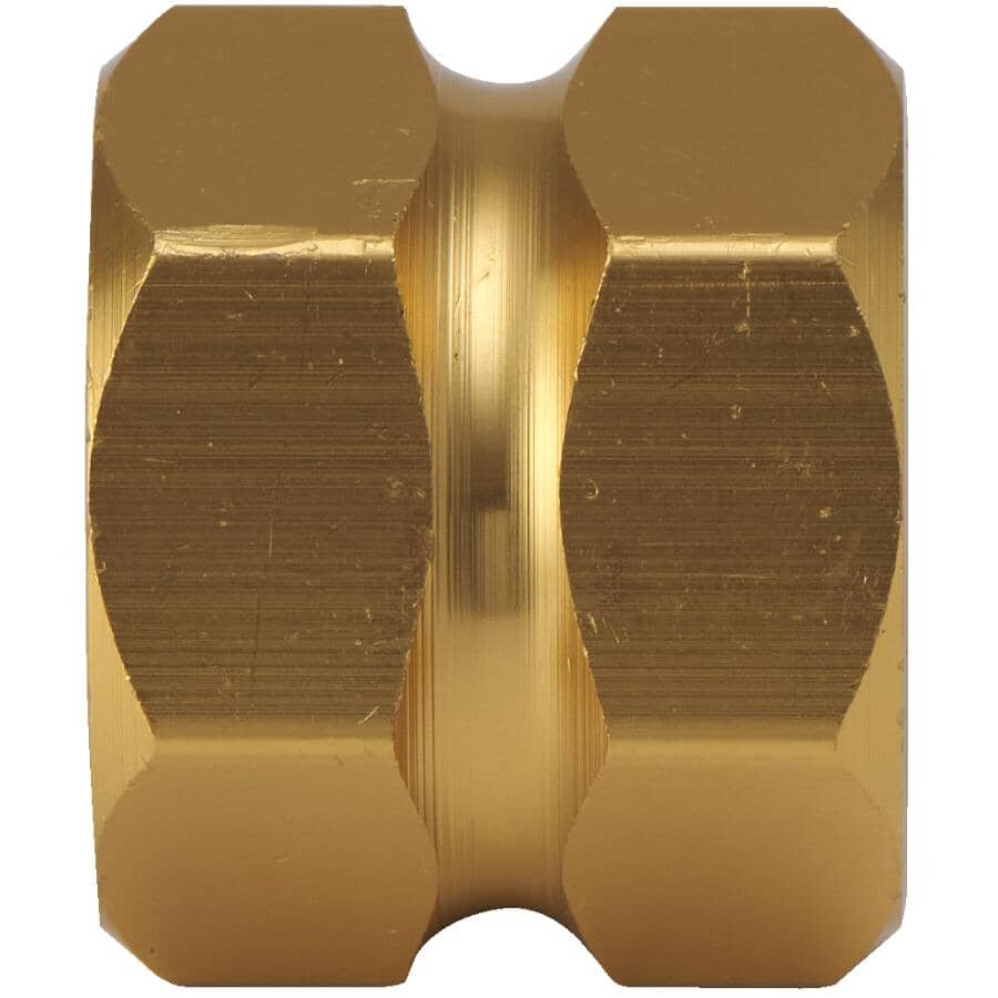 3/4" Hose Female x 3/4" IPS Female Aluminum Hose Connector