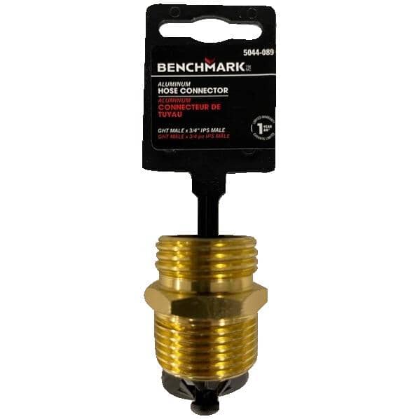 3/4" Hose Male x 3/4" IPS Male Aluminum Hose Connector