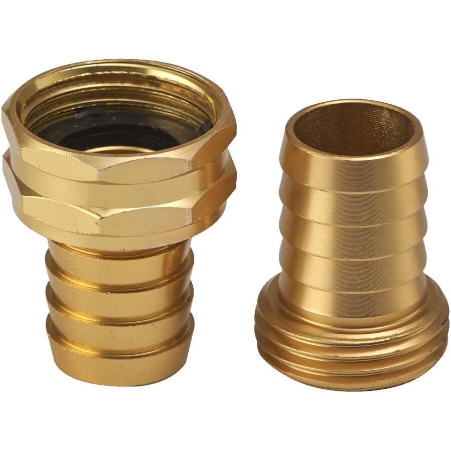 3/4" x 3/4" x 3/4" Aluminum Hose Coupling