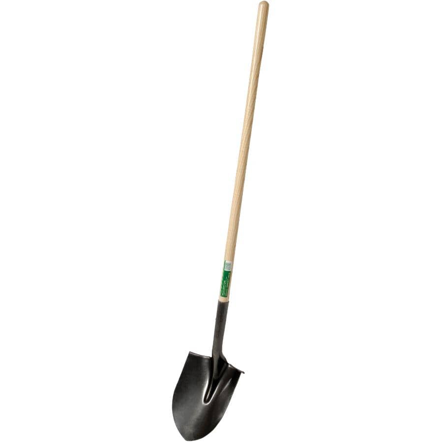 48" Round Point Long Handle Shovel