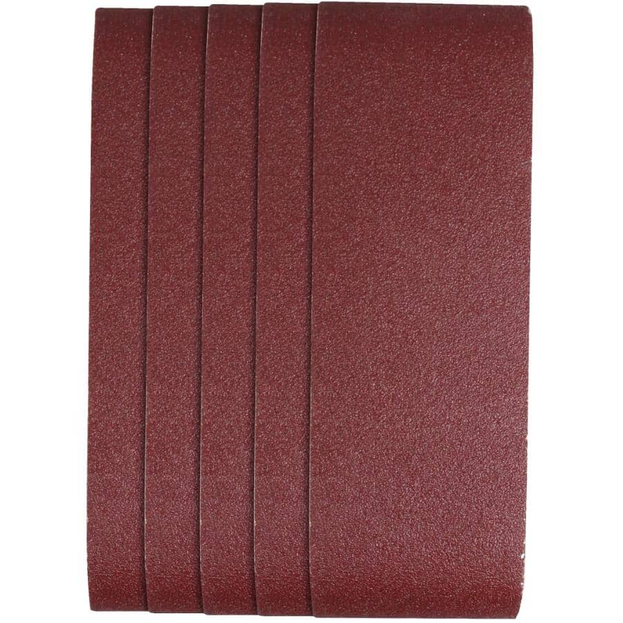5 Pack 3" x 21" 50 Grit Aluminum Oxide Belts