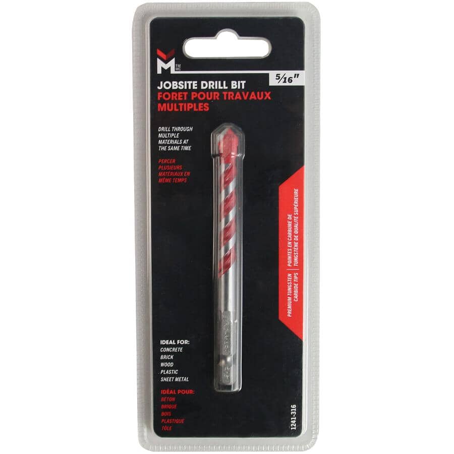 5/16" X 4" Jobsite Drill Bit