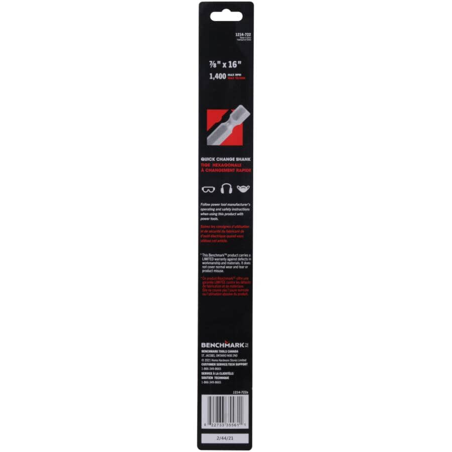 5/8" x 16" Spade Bit