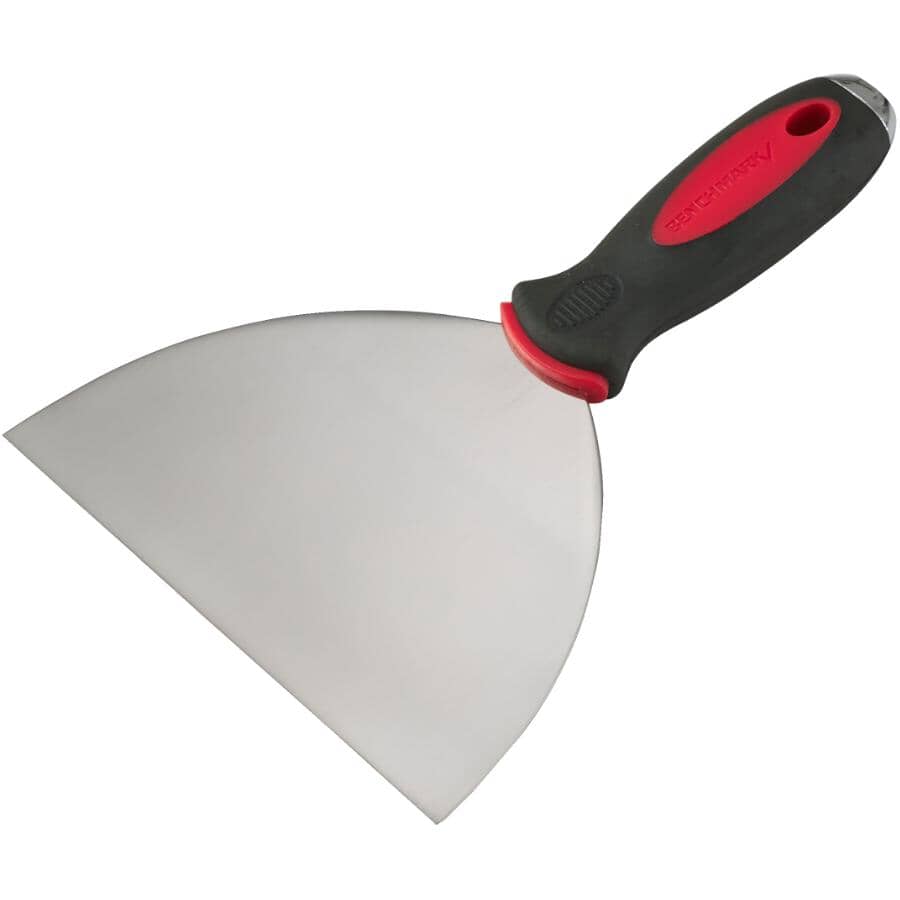 6" Flexible Wall Scraper - with Ergonomic Grip Handle
