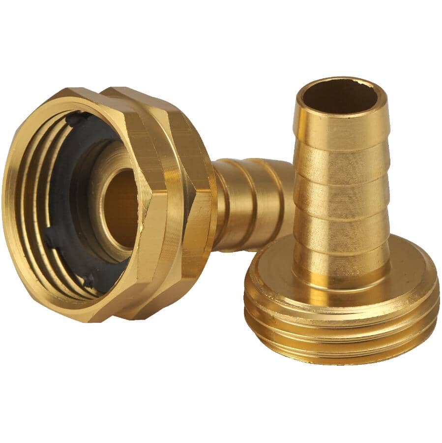 7/16" x 3/4" x 7/16" Aluminum Hose Coupling