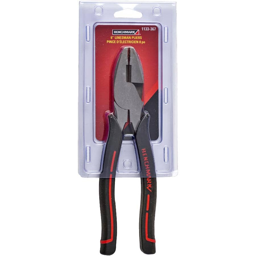 8" High Leverage Linesman Pliers